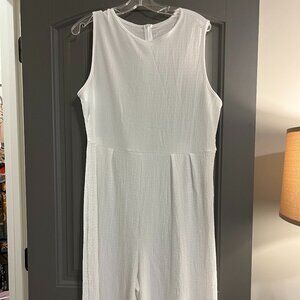 NWOT White Jumpsuit